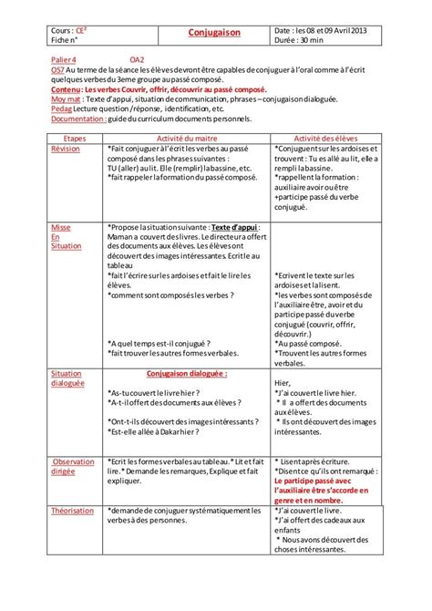 Decouvrir Conjugation