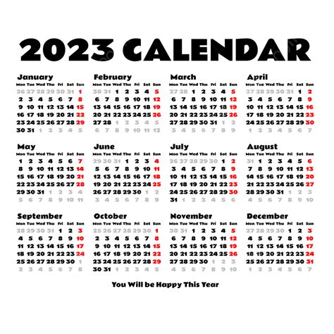 Gambar Templat Desain Kalender Minimalis 2023 Sederhana Kalender Vrogue