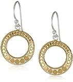 Amazon Com Anna Beck Designs Gili K Gold Plated Disc Post Earrings