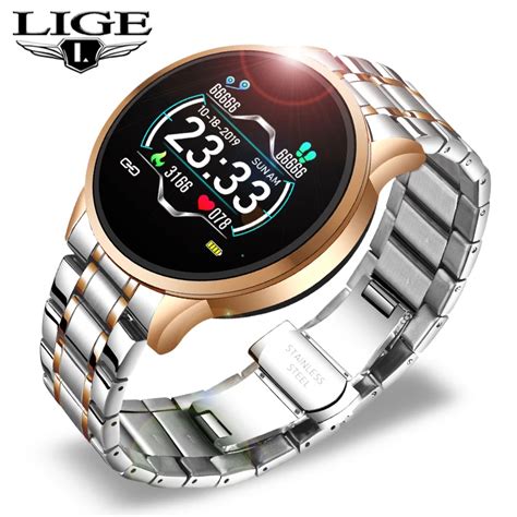 Lige 2020 New Smart Watch Men Ip67 Waterproof Heart Rate Blood Pressure