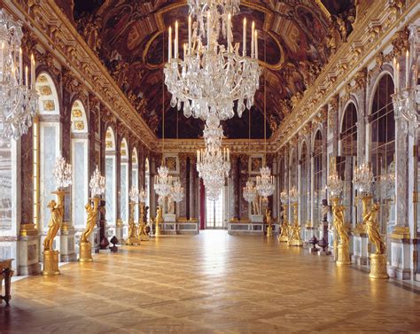 Le château ouvre à 9h ; Château de Versailles, Galerie des Glaces - Reinhard ...