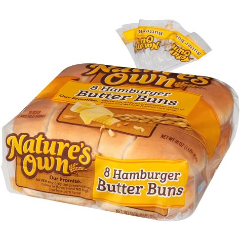 Nature S Own Butter Hamburger Buns 8 Ea 8 Ct Shipt