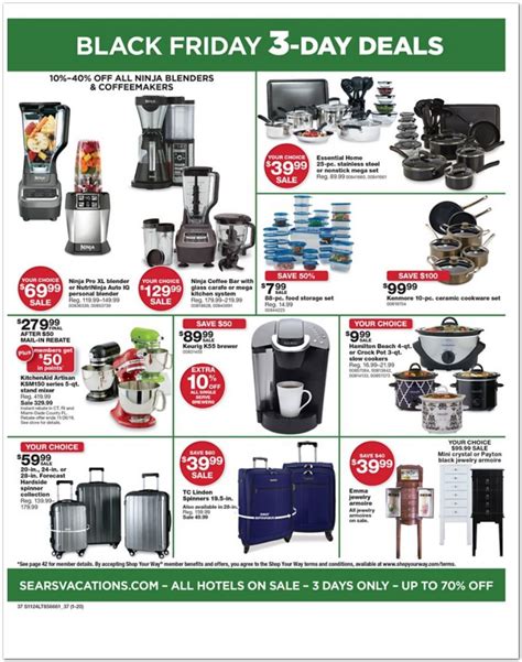 Find everything from kitchen essentials for whipping up a delicious feast to vacuums that keep any. Sears Black Friday Ad 2016