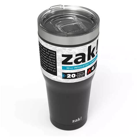 Zak 30 Oz Insulated Tumbler Black The Cooler Box