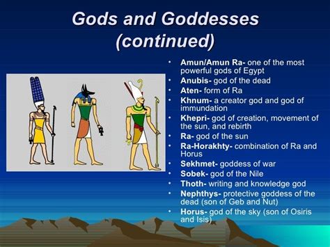 Gods And Goddesses Gods Of Egypt Goddess