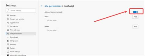 How To Enable Or Disable Javascript In Microsoft Edge Chromium