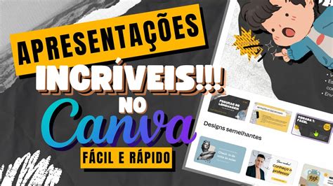 Como Criar Apresentações No Canva Youtube