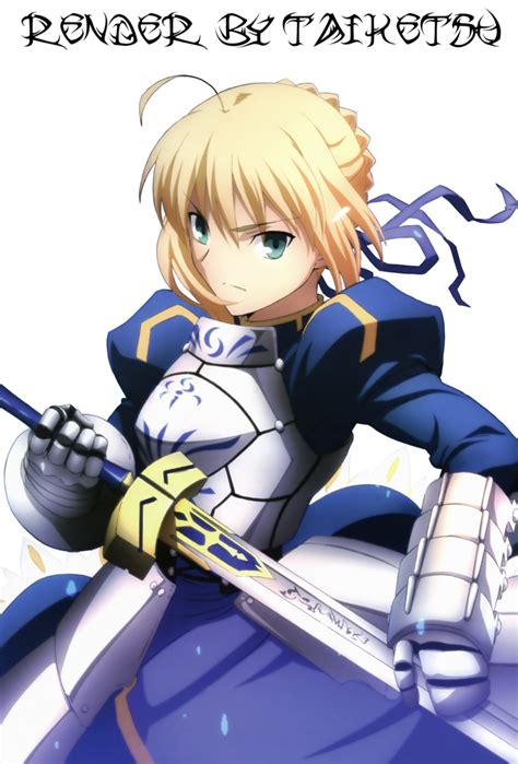 And Another New Saber Render Of Fate Zero Original Pic Anime Fate