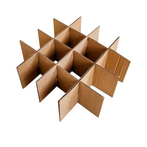 Factory Wholesale Custom Brown Cheap Corrugated Inserts Dividers
