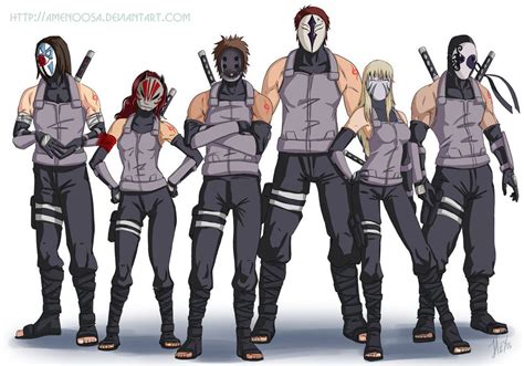 Naruto Anbu Teem By Amenoosa On Deviantart Konoha Naruto Anime