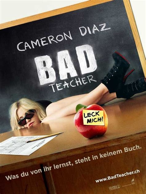 Bad Teacher Swiss 27x40 Movie Poster 2011 Cast Cameron Diaz Lucy Punch Jason Segel