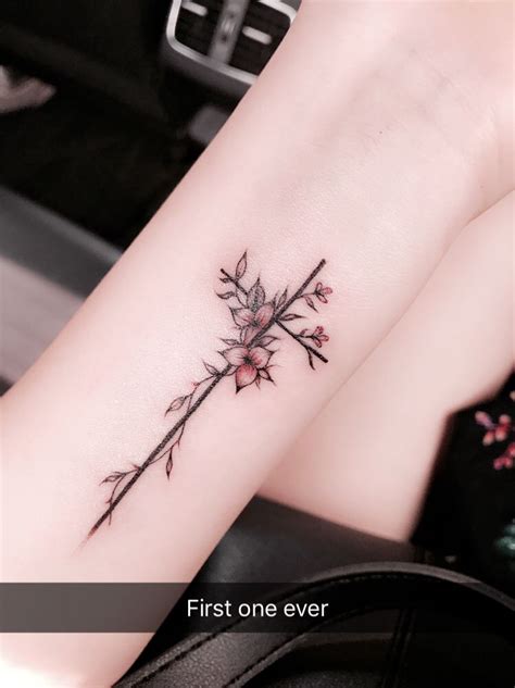 Tattoo Crosstattoo Flowertattoo Cross Flower Inked