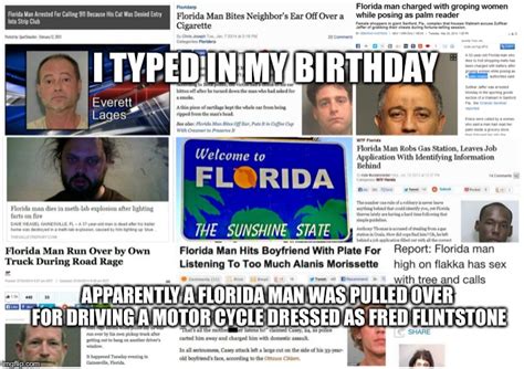 Florida Man Meme Birthday