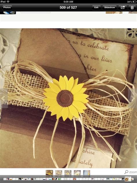 My sunflower invitation | Sunflower invitations, Sunflower wedding invitations, Fall sunflower ...
