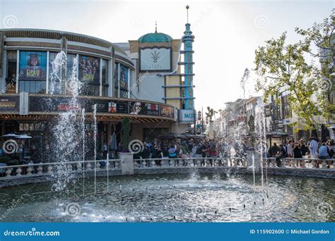 The Grove Shopping Center In Los Angeles Editorial Image Image Of