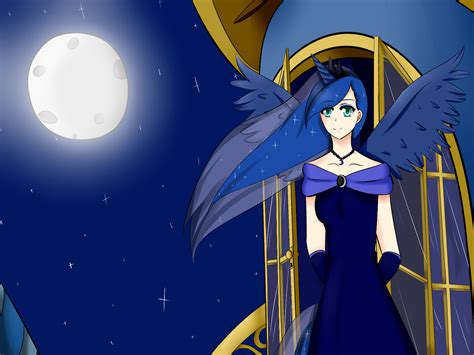 Princess Luna Human Form Mlp By Luchsx3 On Deviantart