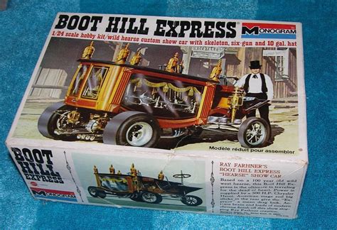 Vintage Boot Hill Express Monogram Mattel Model Kit 1967 124 Custom