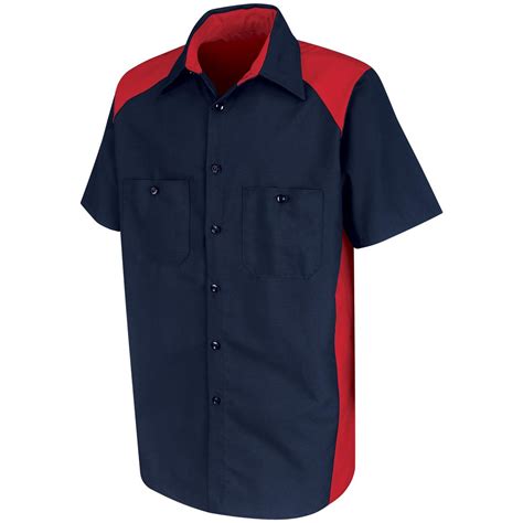 Mens Red Kap® Short Sleeve Motorsports Image Shirt 210251 Shirts