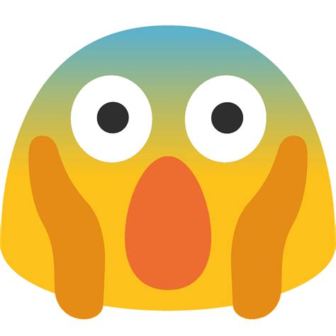 Face Screaming In Fear Emoji Clipart Free Download Transparent Png