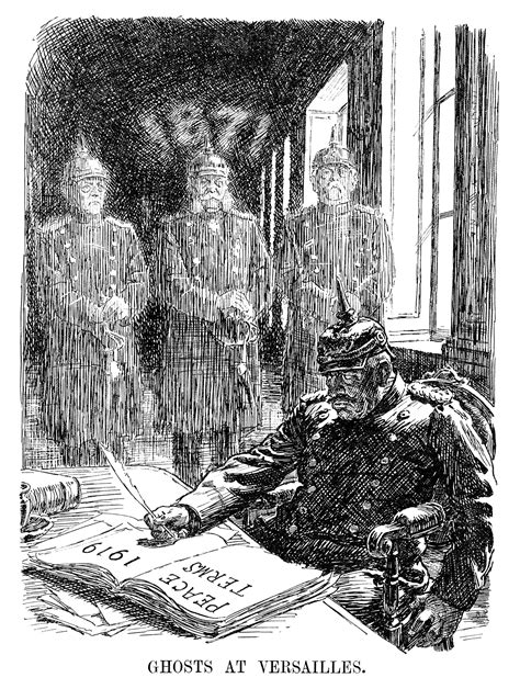 Treaty Of Versailles Germany Cartoonfranco Prussian War Cartoons Wwi