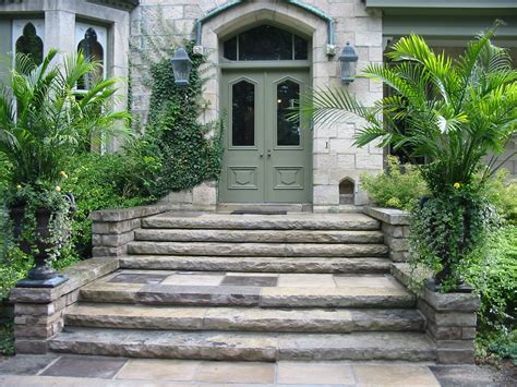 The Formal Entrance Showing The New Limestone Steps Over A Full