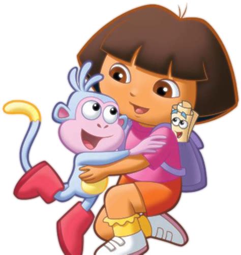 Download Dora The Explorer With Boots Dora And Boots Hug Full Size
