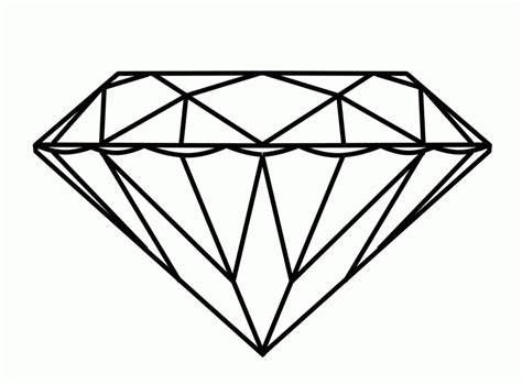 Diamond Ring Coloring Page Clipart Image Coloring Home
