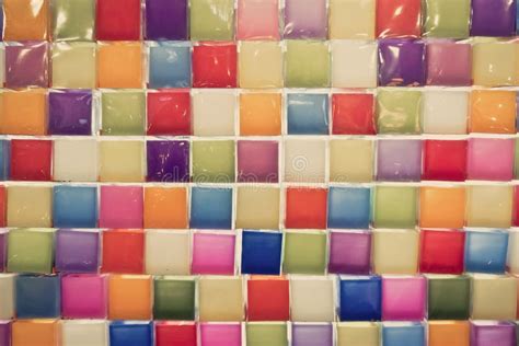Colorful Of Mosaic Tiles Abstract For Background Stock Image Image Of