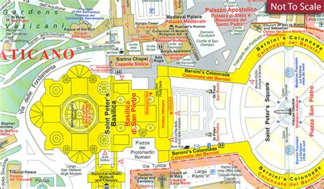Vatican City Wall Map Stanfords