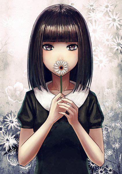 Inspirierend Anime Girl Short Hair Bangs Seleran