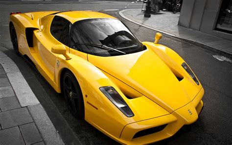 Fonds Décran Ferrari Enzo Supercar De Luxe Jaune 1920x1200 Hd Image