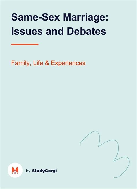 same sex marriage issues and debates free essay example