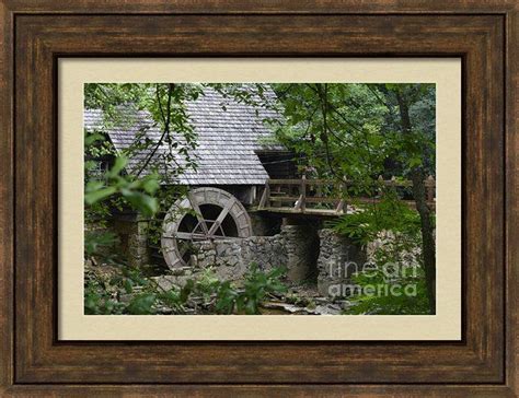 The Old Grist Mill Framed Print By Barb Dalton