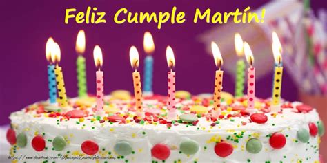 Feliz Cumple Martín 🎂 Globos And Tartas Felicitaciones De Cumpleaños