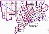Detroit Zip Code Map • Mapsof.net
