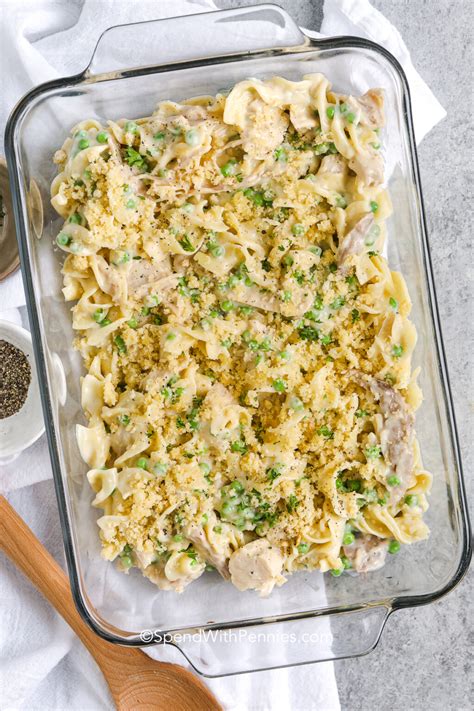 Easy Chicken Noodle Casserole Spend With Pennies