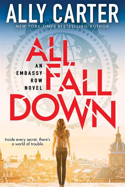Peach Print Book Review All Fall Down By Ally Carter