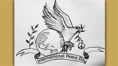 Peace Day World Peace Poster Peace Drawing International Peace