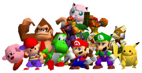 All Super Smash Bros 64 Characters By Ianmcracoon2000 On Deviantart