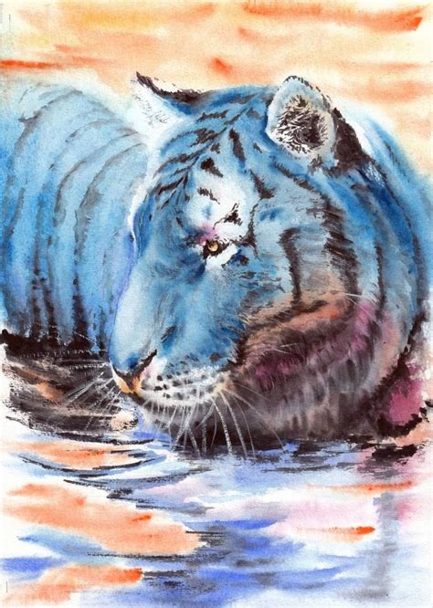 Tiger Art Is 11 Tigers Saatchi Art Original Paintings Symbols
