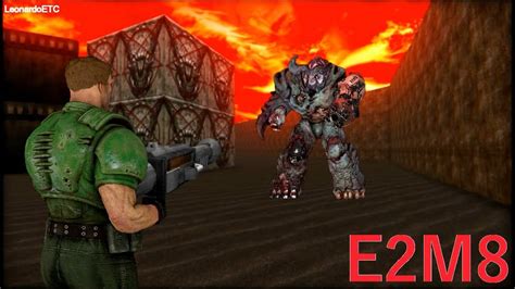 The Ultimate Doom Doom Remake 4 Mod 100 Walkthrough E2m8 Tower