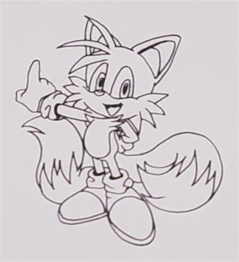 How To Draw Tails From Sonic Easy Things To Draw 22 Y