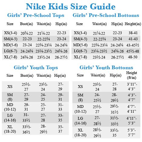 Nike Jordan Youth Size Chart Syncro System Bg