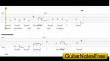 Guitar Tab Notes Images