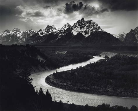 Ansel Adams 19021984 The Tetons And The Snake River Grand Teton