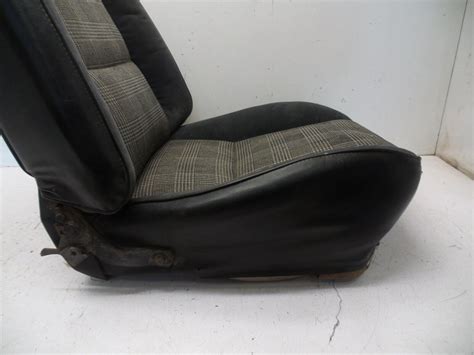 70 81 CAMARO FIREBIRD TRANS AM ORIGINAL BLACK PLAID FRONT SEAT