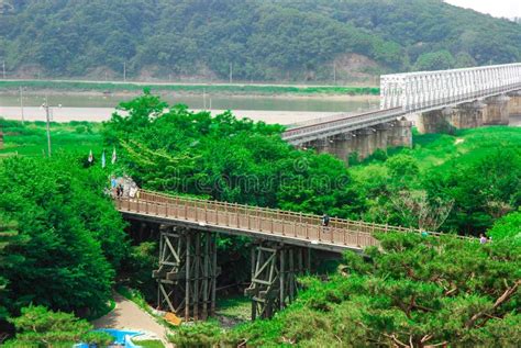 Freedom Bridge Dmz Korea Stock Photo Image Of Observation 31086206