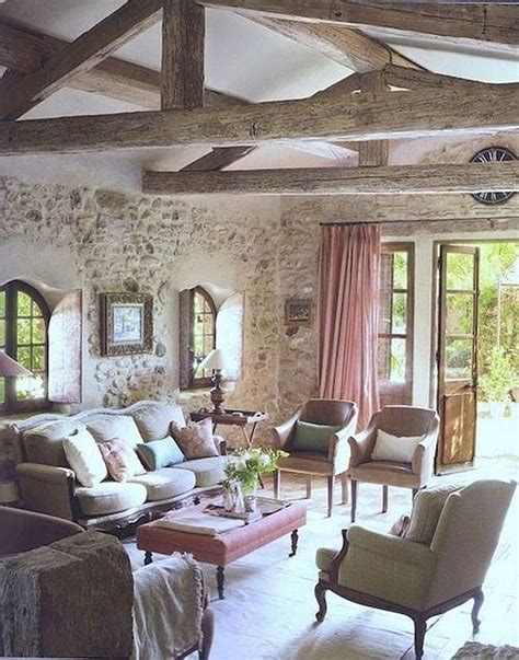 44 Rustic French Country Living Room Ideas Design Livinbite