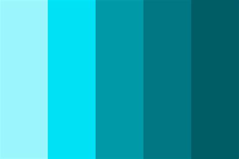 Cyan Basic Default Charles Correa Color Palette