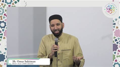 Better Than 1000 Months Dr Omar Suleiman Youtube